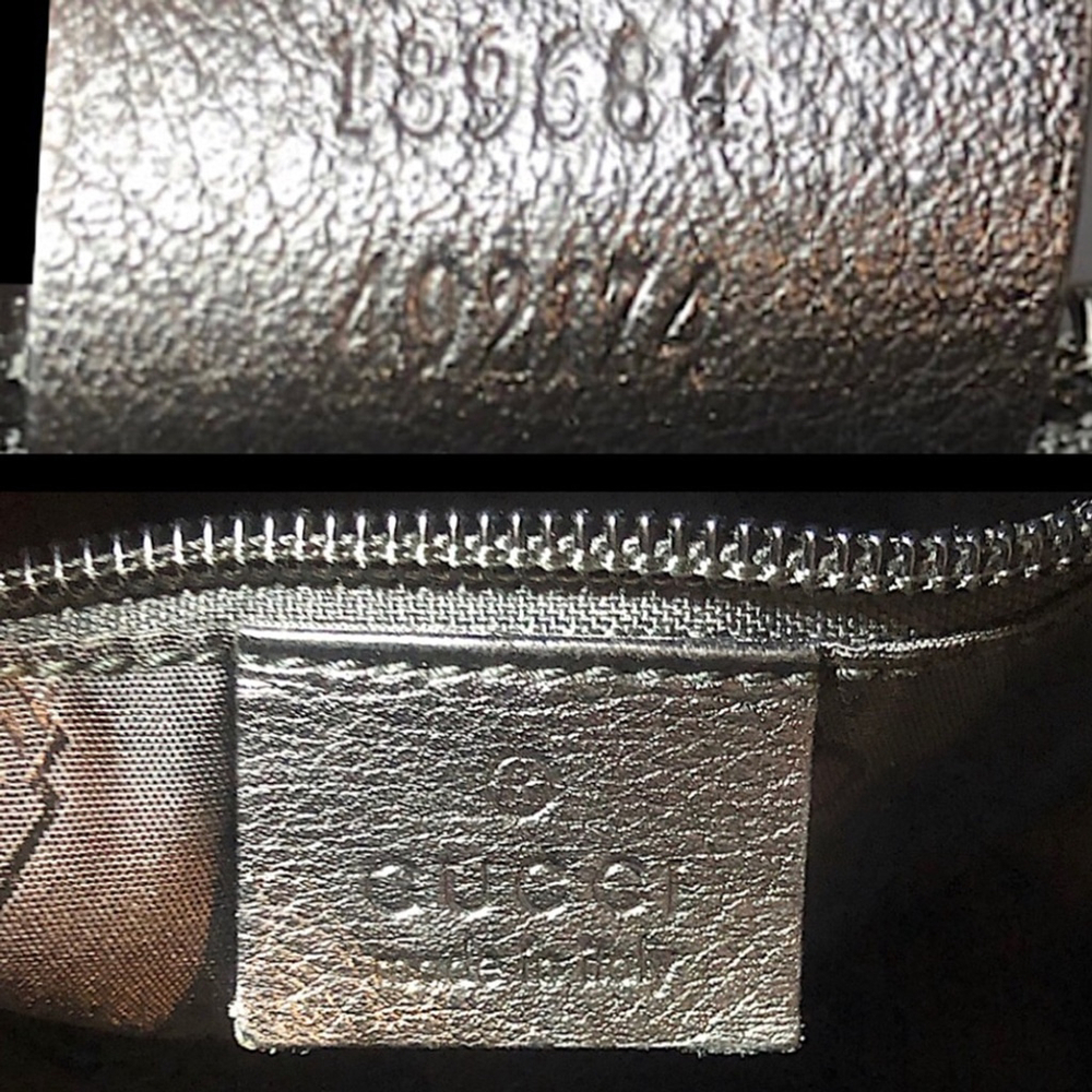 GUCCI Hysteria Black Leather Oversized Gucci Supreme Messenger Bag - Picture 13 of 17